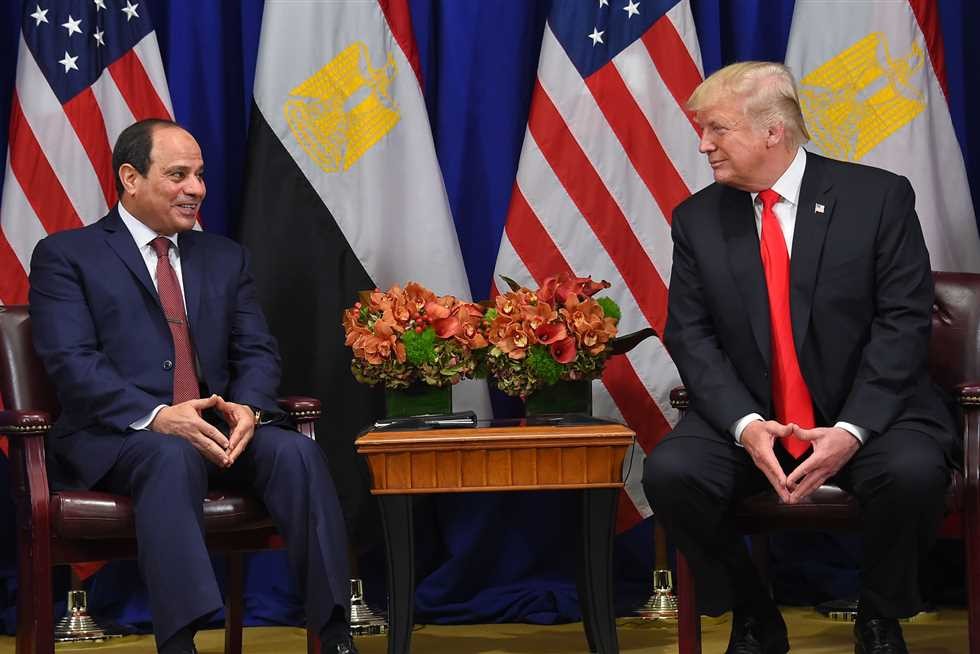بالصور: تفاصيل لقاء الرئيس السيسى مع الرئيس ترامب.