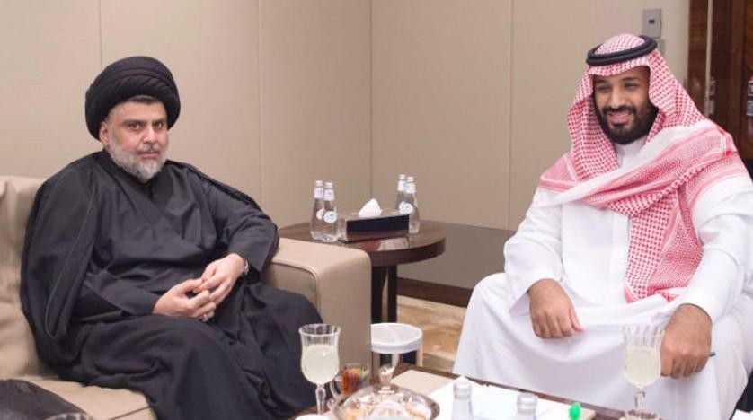 محمد بن سلمان يستقبل مقتدى الصدر للمرة الأولى بالمملكة.