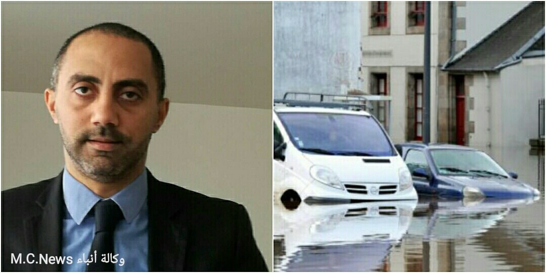 "سعد يوسف" يرسل من فرنسا رسالة لكل من أنتقد الدولة المصرية في أزمة الأمطار