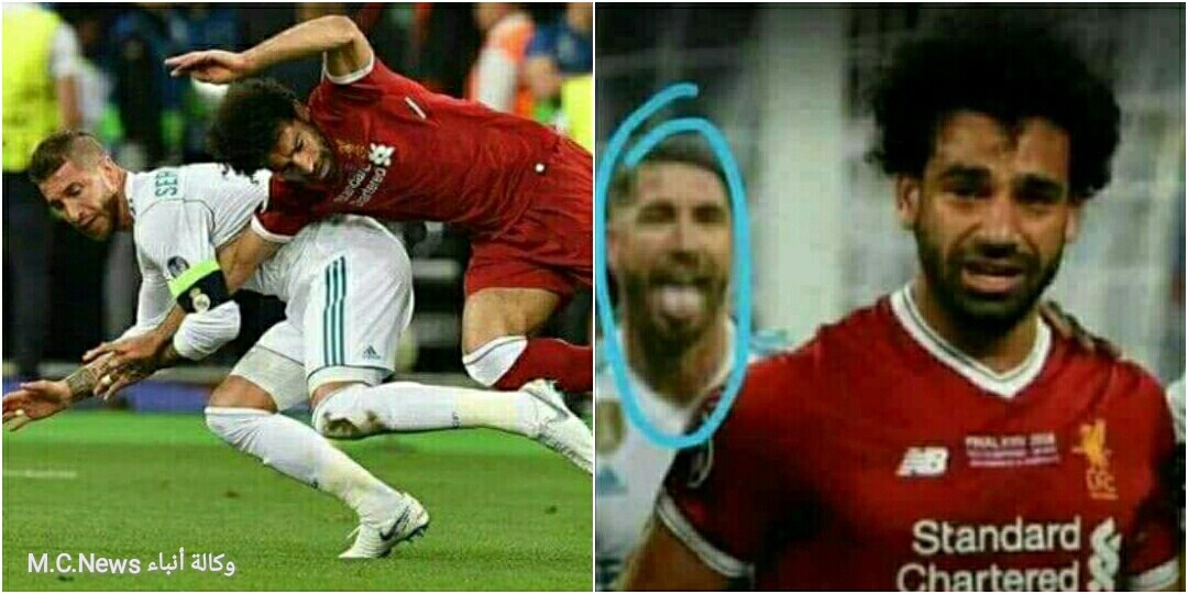 ننشر الدليل على تعمُد "راموس" إصابة "محمد صلاح" من مبارات سابقة  (فيديو)