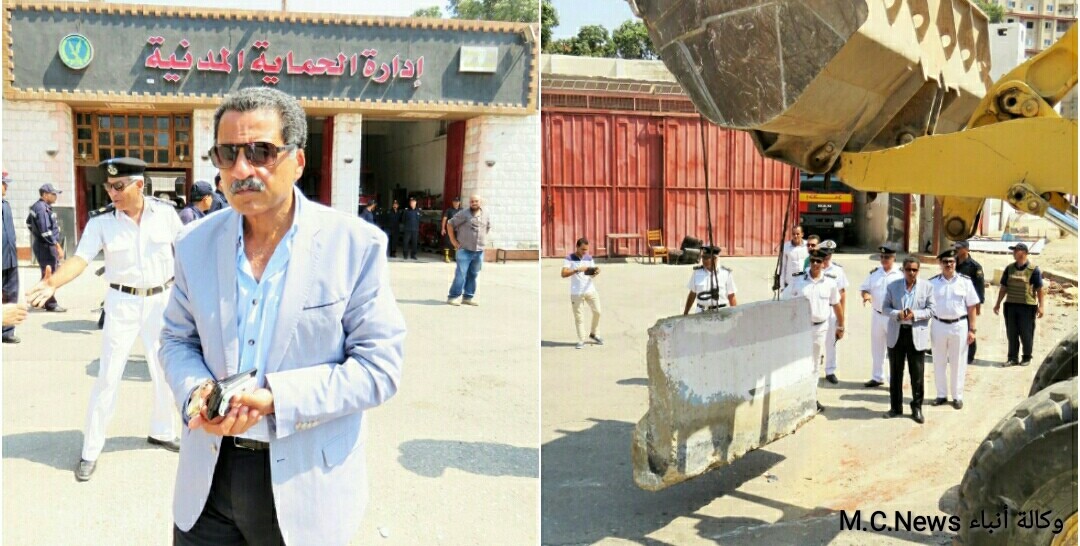 بعد فتح طريق محمد علي مدير أمن الإسماعيلية يستمر في إزالة الحواجز بفتح "ميدان المطافي"