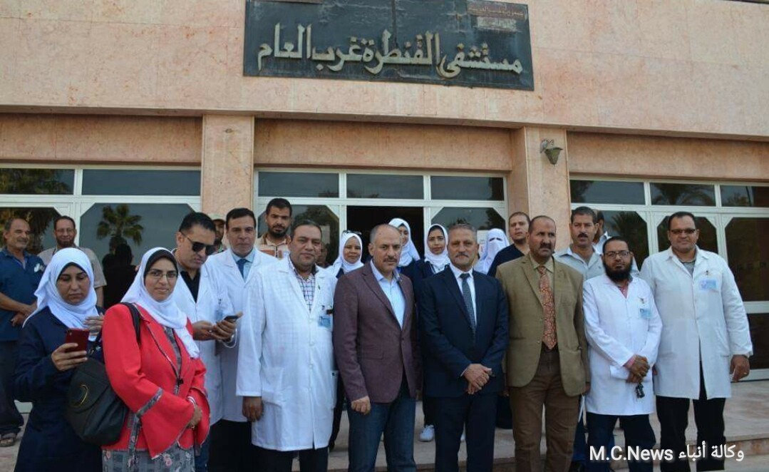 محافظ الإسماعيلية يتفقد مستشفى القنطرة غرب ويُقرر تحويل العناية الوسيطة إلى مركزة
