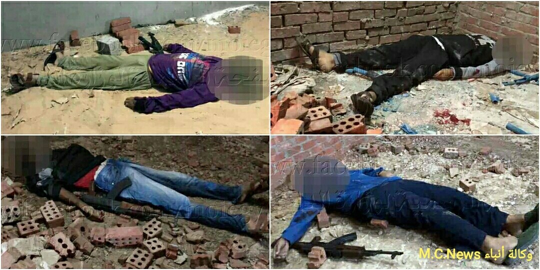 القضاء على خلية إرهابية بالعريش ومصرع 14 من عناصرها