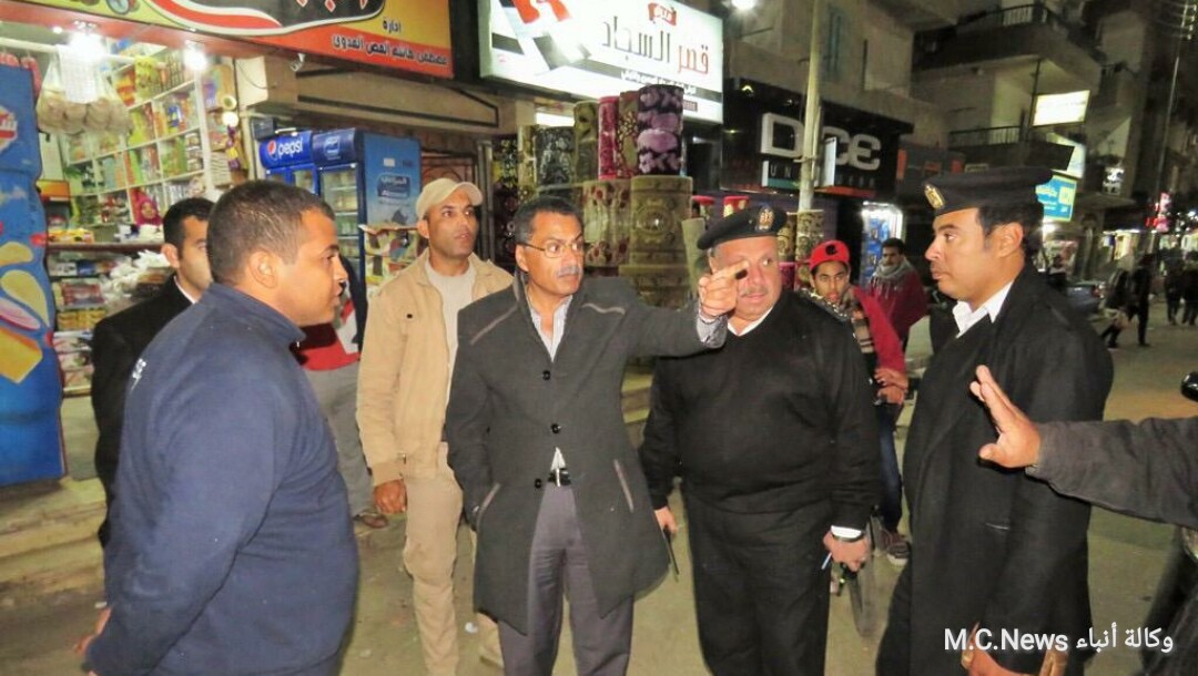 مدير أمن الإسماعيلية يرصد الحالة الأمنية مع منتصف الليل ويتفقد خدمات الكنائس