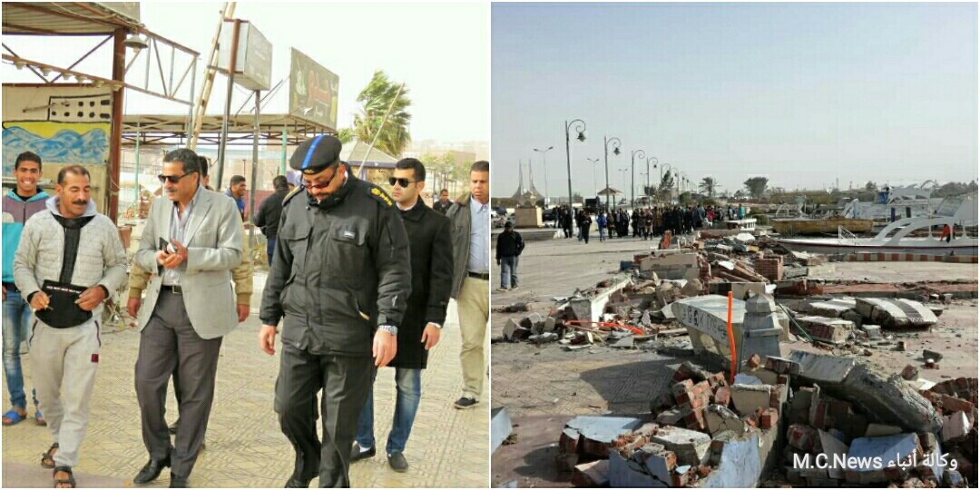 كواليس إزالة مقاهى طريق البلاچات التي استمرت لثلاث أيام بقيادة مدير أمن الإسماعيلية  (تقرير)