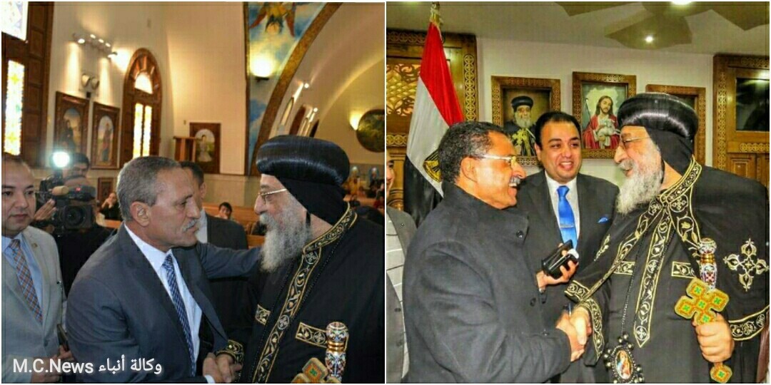 محافظ الإسماعيلية يشيد بدور جميع القيادات الأمنية للجهد المبذول بزيارة البابا تاوضروس