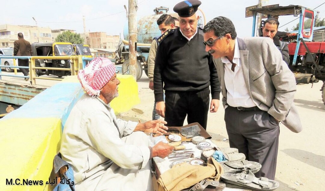 مدير أمن الإسماعيلية اللواء محمد على حسين يتفقد ويرصد الحالة الأمنية في أبو صوير