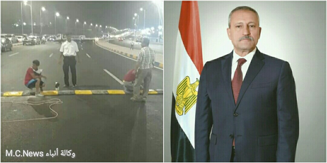 محافظ الإسماعيلية يأمر بسرعة إستكمال تطوير ورفع كفاءة الطرق وتركيب المطبات الصناعية