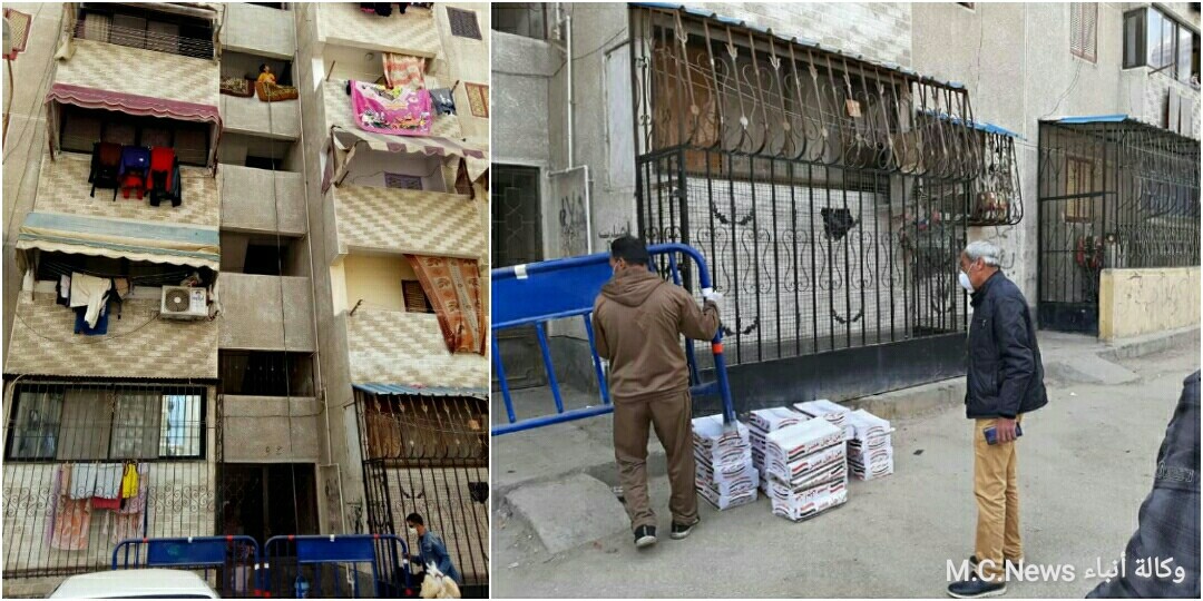 محافظ بورسعيد يطبق الحجر المنزلي على سكان عمارتين بحى الضواحي لمكافحة كورونا  (فيديو)